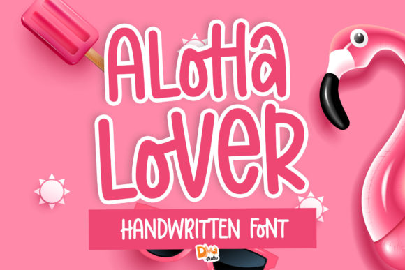 Aloha Lover Font for Web Design: Playful Typography with Purpose