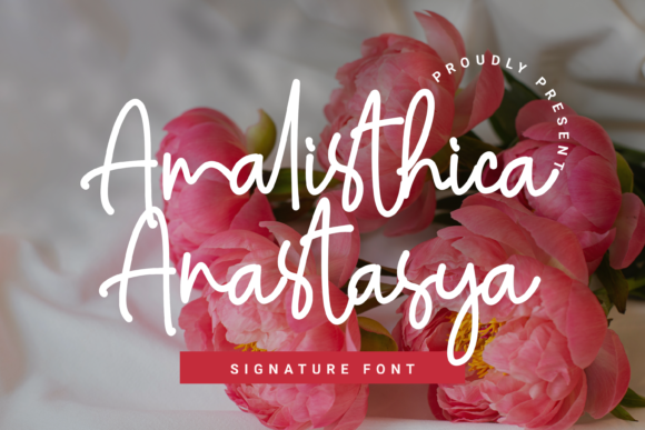 Amalisthica Anastasya: A Whimsical Script Font for Editorial Design