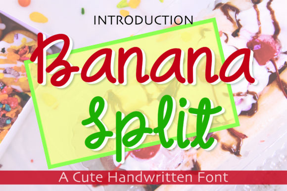Banana Split Font for Branding Projects