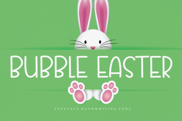 Bubble Easter Font for Handmade Creations
