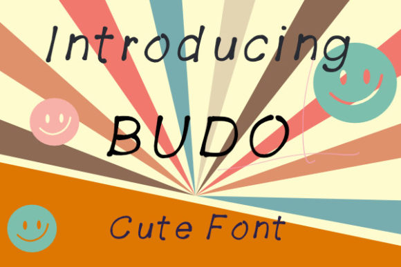 Budo Font for Editorial Design and Creative Projects