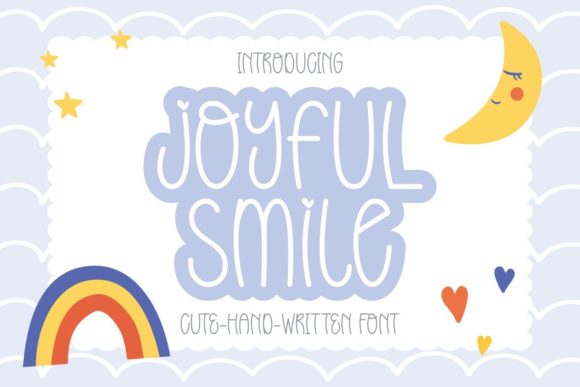 Choosing Joyful Smile for a Cozy Blog Header