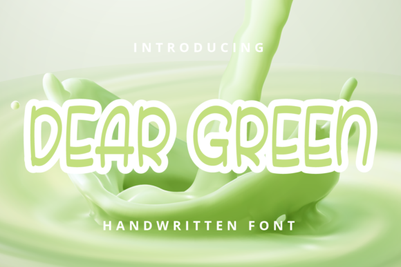 Dear Green: A Handwritten Font That Elevates Branding