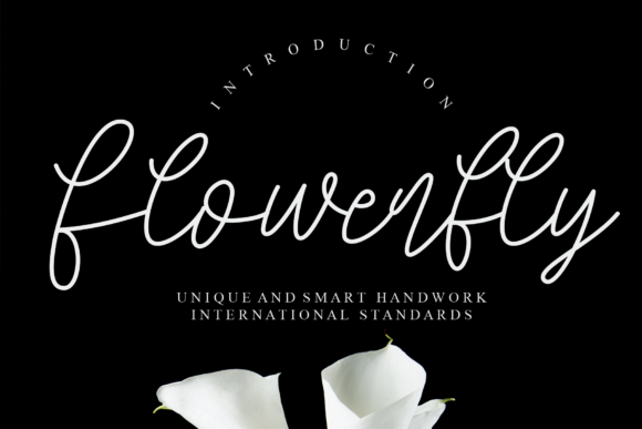 Flowerfly: A Handwritten Font for Crafty Creations