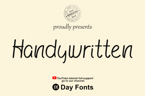 Handywritten: A Handcrafted Font for Web Design Projects