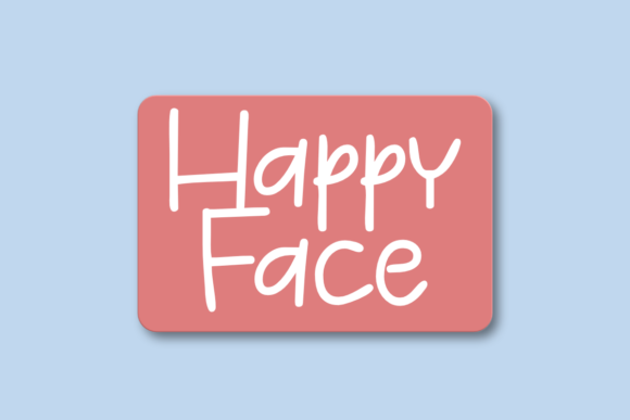 Happy Face: A Handwritten Font for Editorial Design