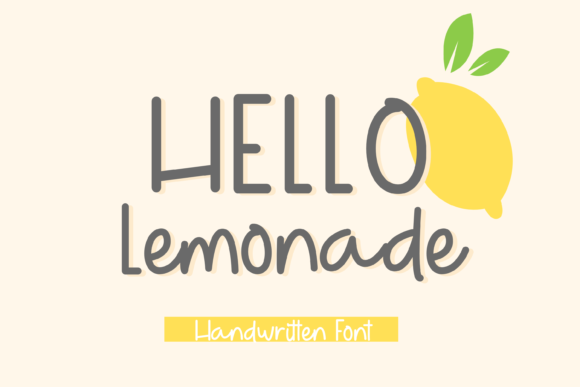 Hello Lemonade: A Friendly Font for Your Business Branding