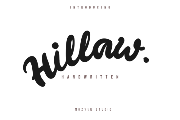 Hillaw Font for Modern Web Design