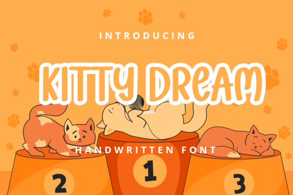 Kitty Dream Font for Handmade Creations