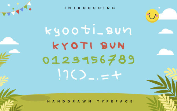 Kyooti-Bun: A Handwritten Font for Authentic Branding