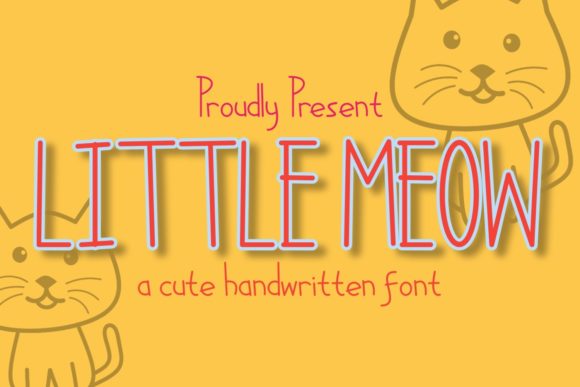 Little Meow: A Cute Handwritten Font for Branding Projects
