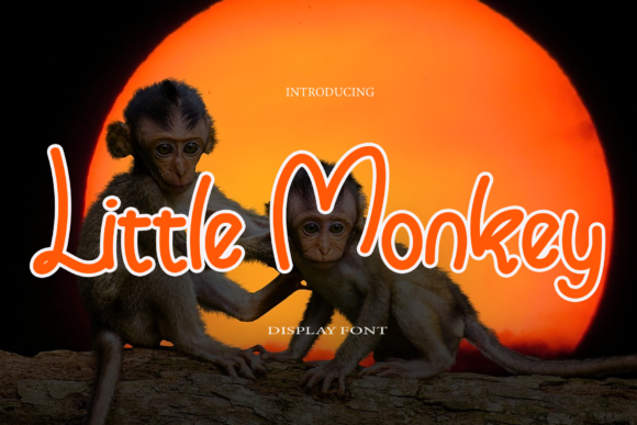 Little Monkey Font for Handmade Creations
