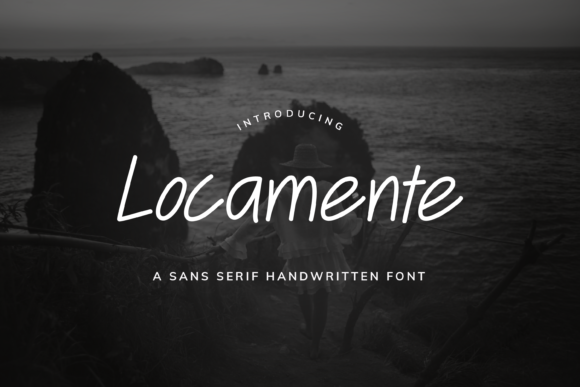 Locamente: A Handwritten Font for Modern Editorial Design