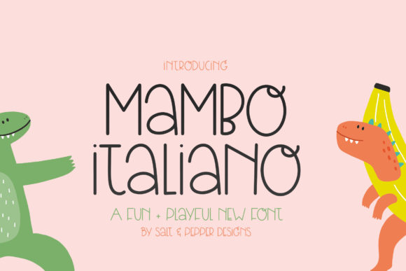 Mambo Italiano: A Handwritten Font for Creative Makers