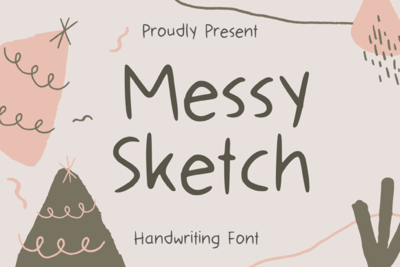 Messy Sketch Font for Business Branding