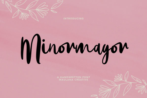 Minormayor: A Handwritten Font for Modern Web Design