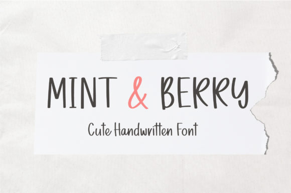 Mint Berry: A Playful Handwritten Font for Creative Projects