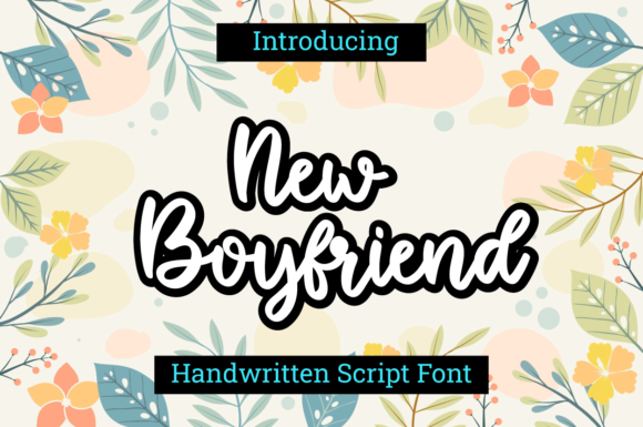 New Boyfriend Font for Handmade Creations