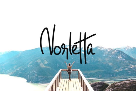 Norletta: A Handwritten Font for Digital Creativity