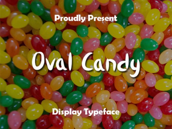 Oval Candy Font for Eye-Catching Digital Designs