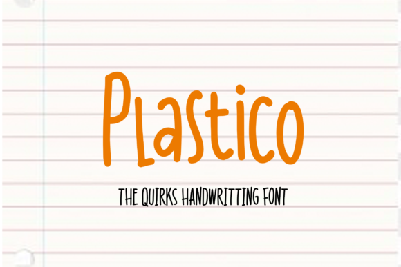 Plastico: A Handwritten Font for Editorial Design