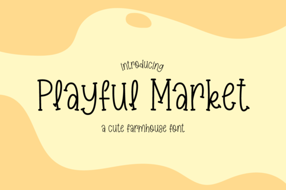 Playful Market Font for Editorial Design