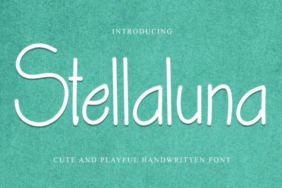 Stellaluna: A Handwritten Font for Editorial Design