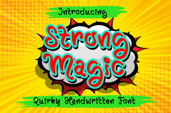 Strong Magic: A Handwritten Font for Modern Web Design