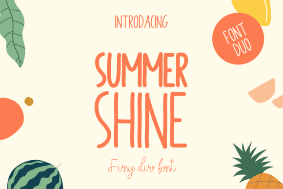 Summer Shine Font for Digital Campaigns