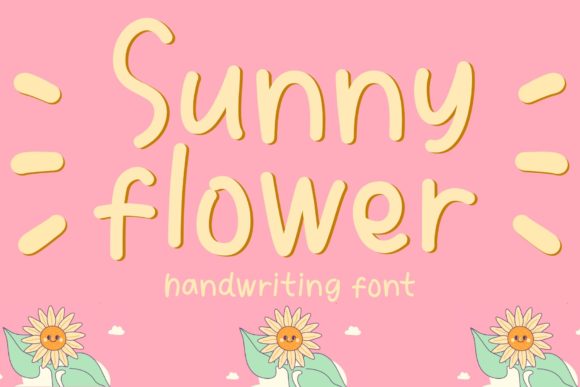 Sunny Flower: A Handwritten Font for Campaign Creativity