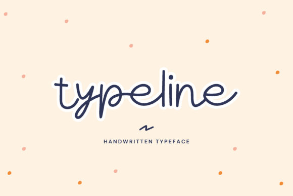 Typeline: A Sweet Script Font for Handmade Creations